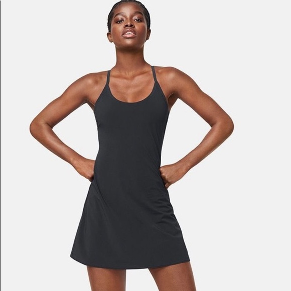 Black Outdoor Voices Exercise Dress